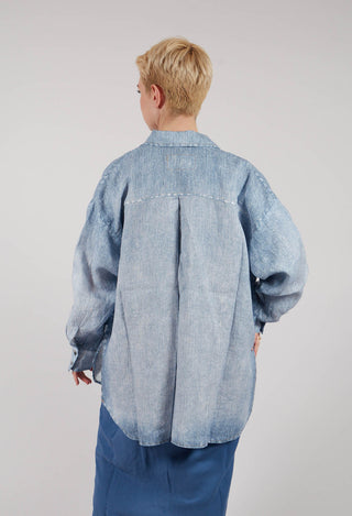 Kabo Blouse in Blue Denim