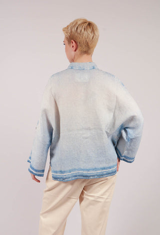 Tege Blouse in Bleach Denin