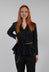 Ceremony Jacket in Black Pinstripe