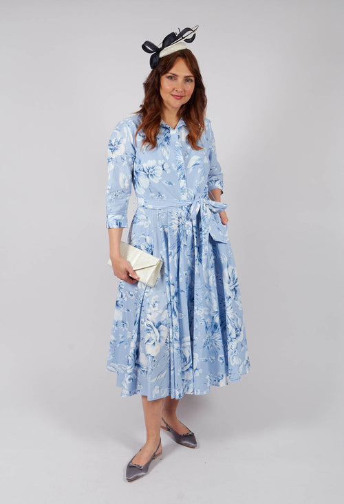 Ninni Dress in Celeste