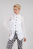 Sheer Mini Penguin Jacket in White