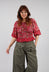 Losange Blouse in Rouge