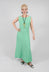 Fedra Flared Dress in Seafoam