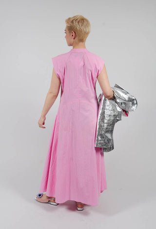 Atlas Cotton Polo Dress in Ballet Pink