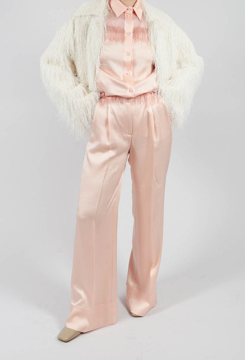 Aura Satin Trousers in Arizona Sunrise