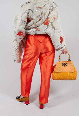 Hopper Straight Duchesse Trousers in Koi