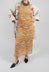 Celia Macrame Tube Skirt in Clementine