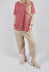 Bianco U Trousers in Grezzo