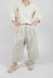 Turnup Trouser in Chalk