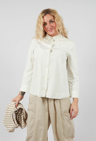 Round Neck Shirt in Chalk