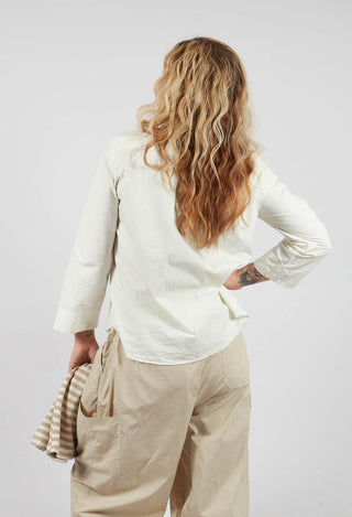 Round Neck Shirt in Chalk