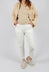 Trousers in Chalk