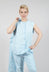 Sleeveless A-Line Top in Cielo