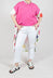 Straight Leg Trouser in White
