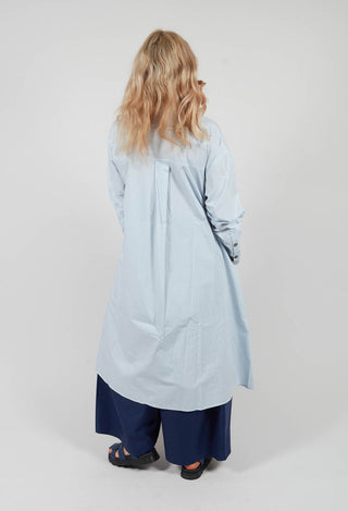 Shirt Dress in Silver