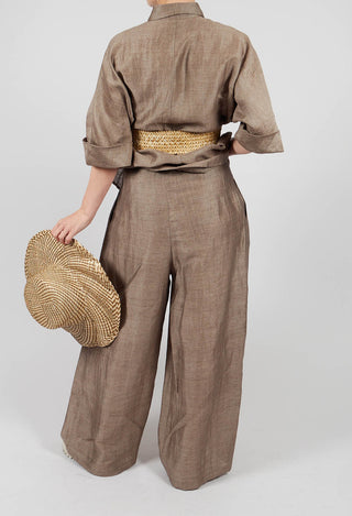 Pinces Plain Trousers in Marmotta