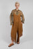 Asymmetric Hem Jumpsuit in Bronze Honey