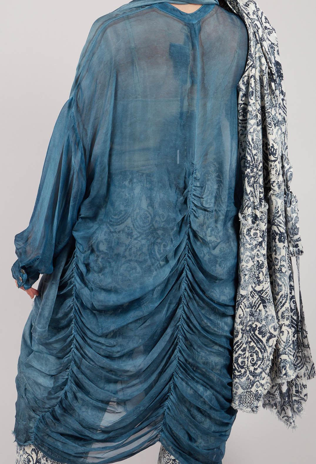 Shirt Dress in Blue Matisse