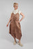 Skinny Strap Dress in Spicy Cinnamon