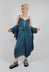 Skinny Strap Dress in Blue Matisse
