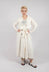 Maxi Gilet in Antique White