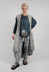 Reversible Gilet in Printed Grey Shadow