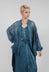 Long Sleeve Blouse in Blue Matisse