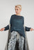 Round Neck Top in Blue Matisse