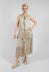 Sleeveless Dress in Sand Shell