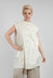 Sleeveless Shirt in Antique White