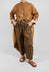 Relaxed Fit Trousers in Bronze Honey