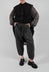 Relaxed Fit Trousers in Plain Anthracite