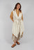 Jacquard Gilet in Antique White