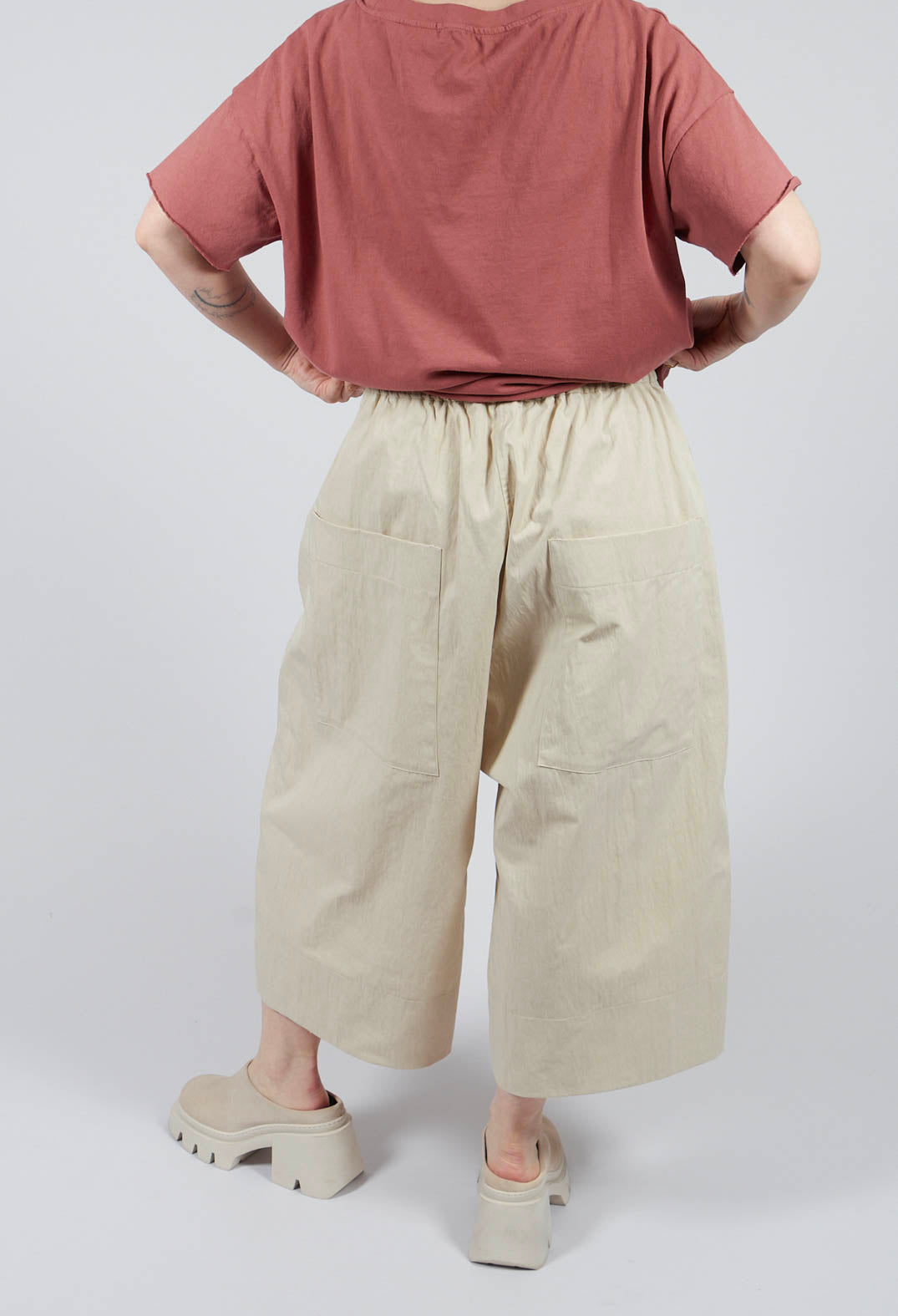 Wide Trousers WG in Stone