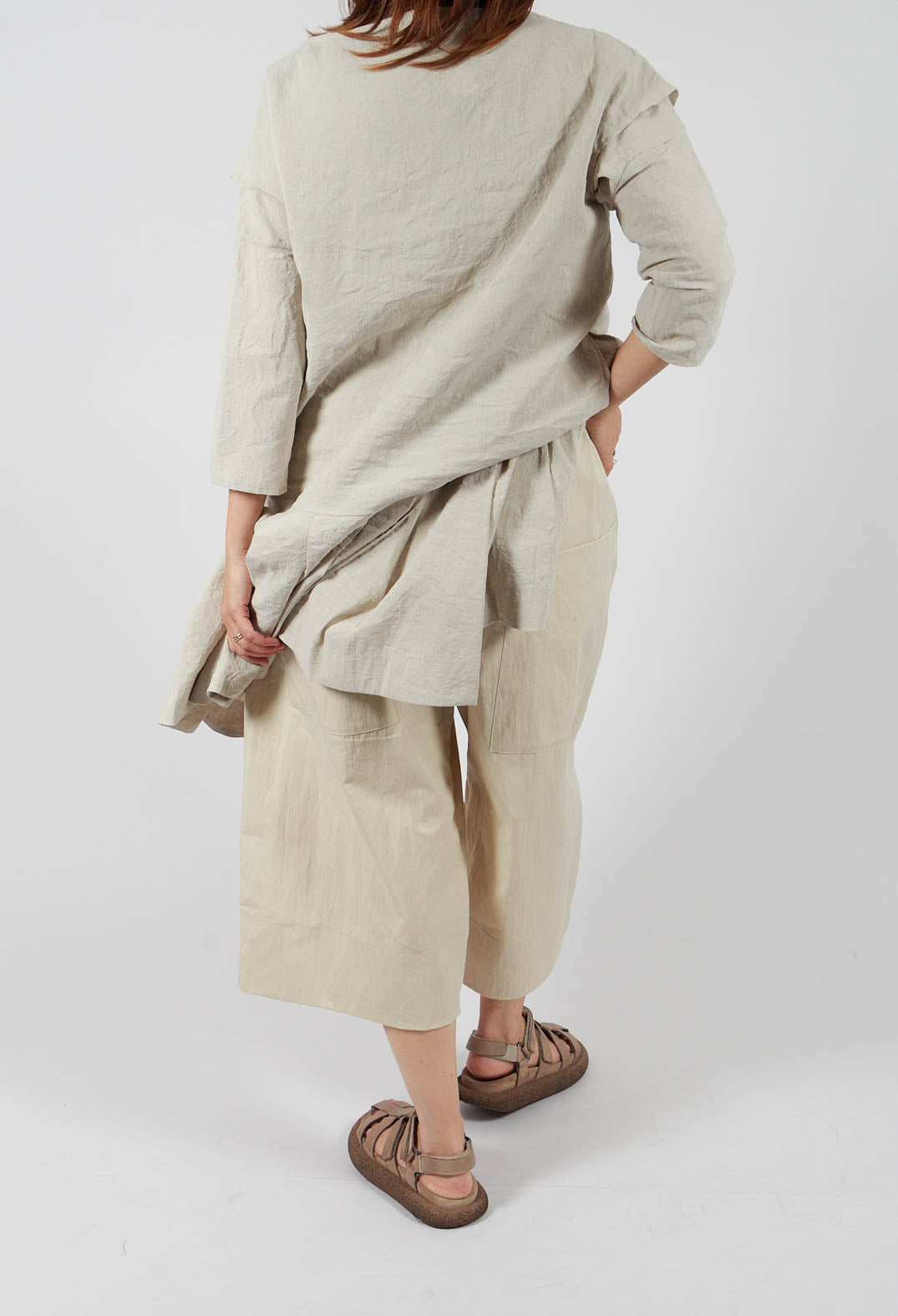 Wide Trousers WG in Stone