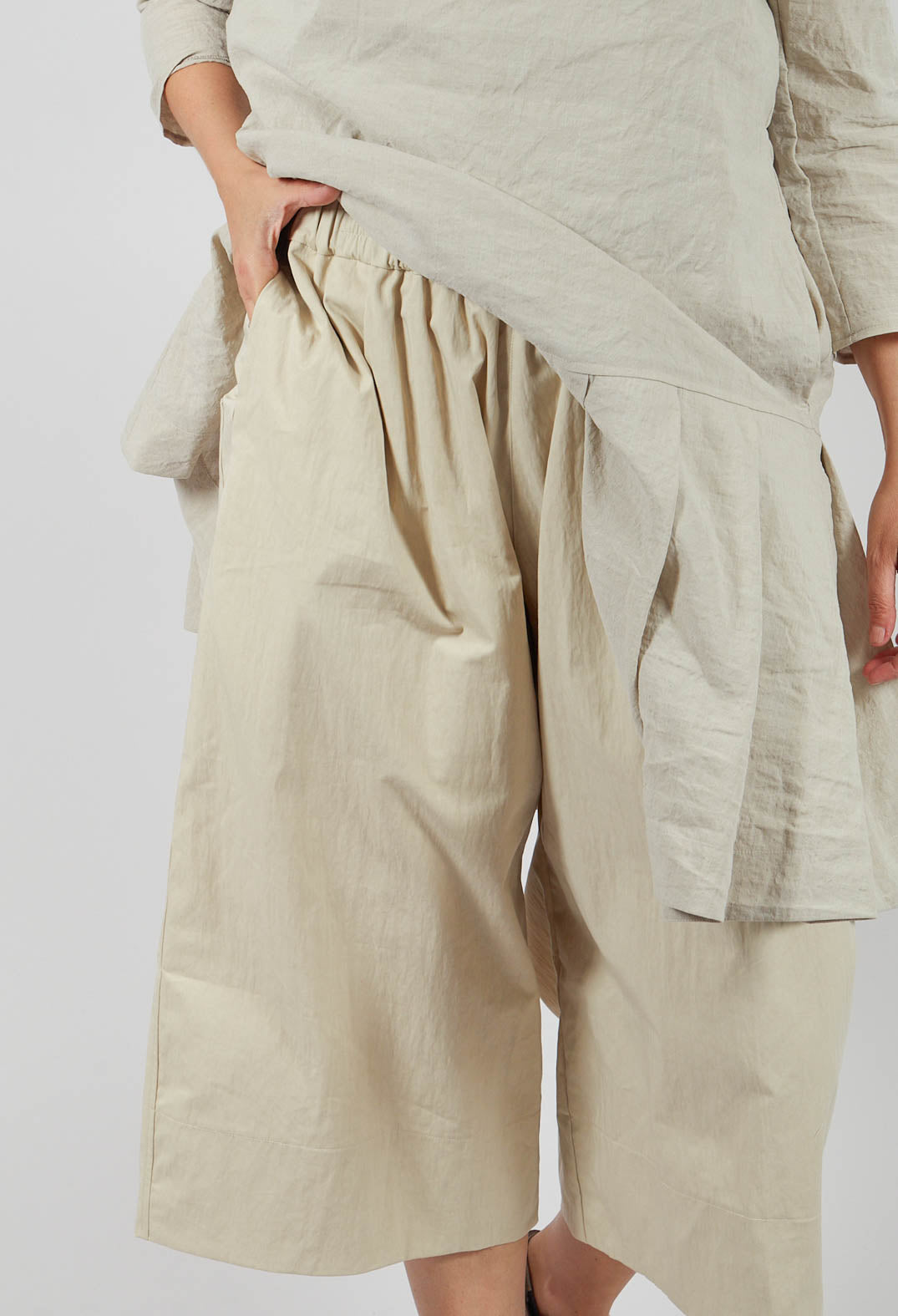 Wide Trousers WG in Stone
