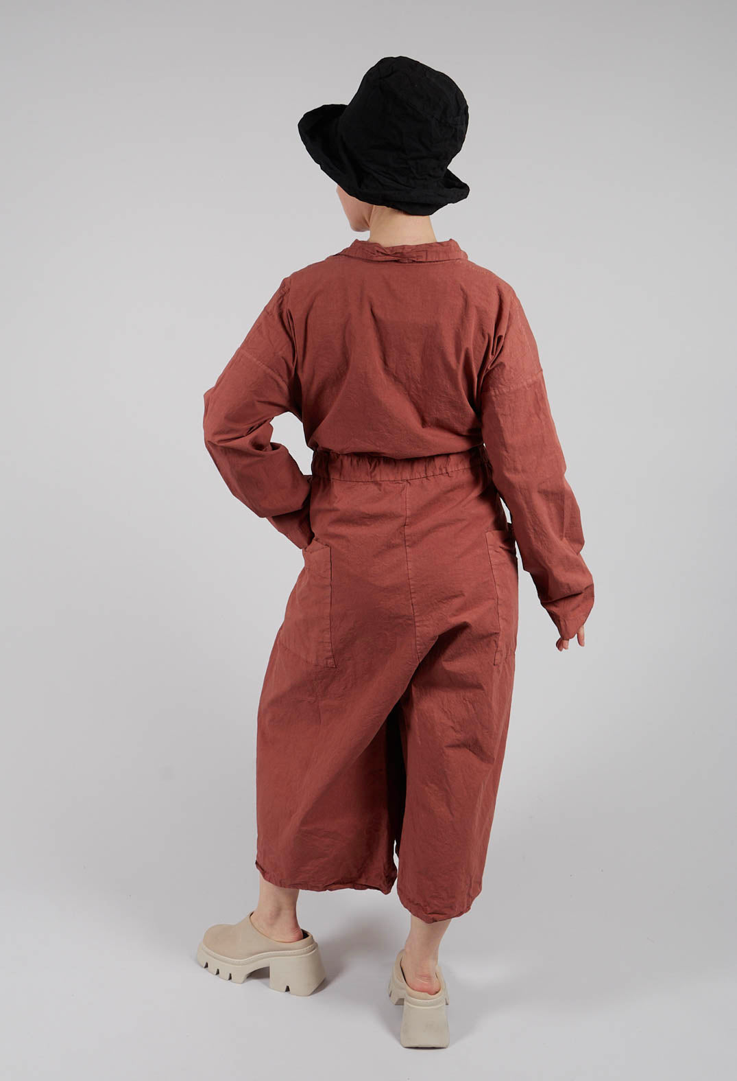 Cargo Jumpsuit CC in Coral