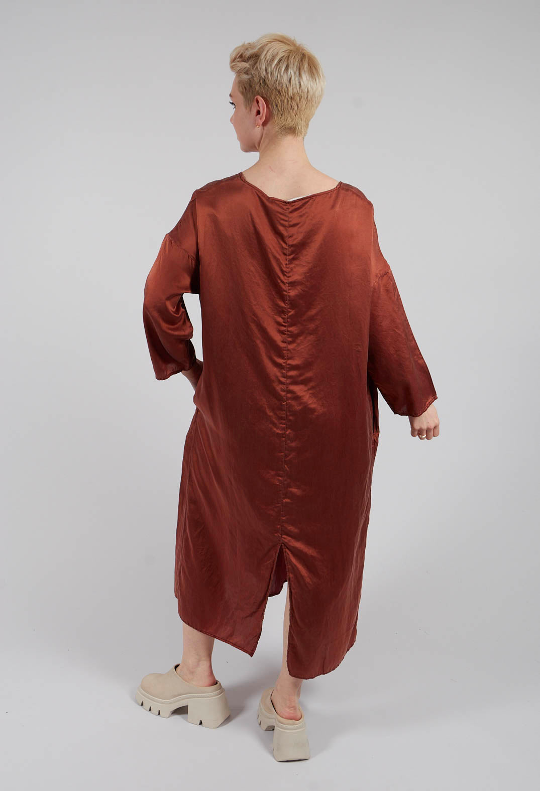 Simple T-Dress SC in Coral