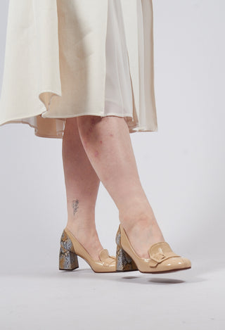 Somota Buckle Heel in Sand