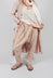 Sarouel Trousers in Cotton Raye Rose
