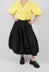 Midi Bubble Skirt in Black