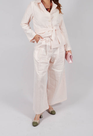 Wide Leg Trouser in Salmon
