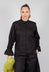 Honeycomb Cuff Shirt in Nero