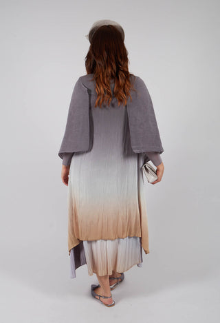 Collare Coat in Storm De Blanc