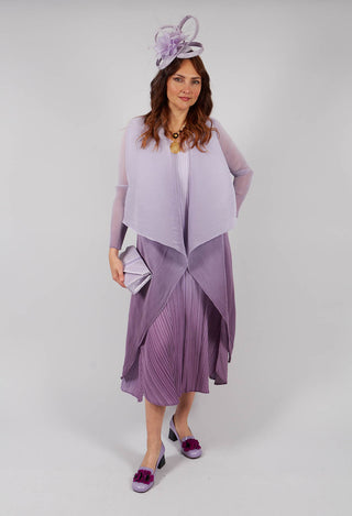 Collare Coat in Foggy Lavender