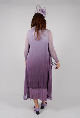 Collare Coat in Foggy Lavender
