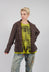 Jacket in Blue/Brown Check