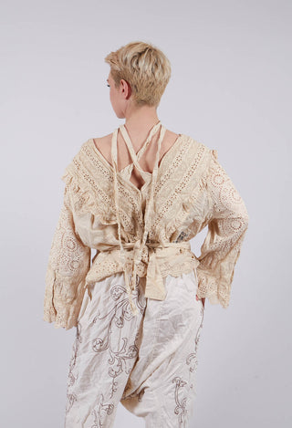 Eyelet Rosario Blouse in Moonlight