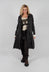 Coat with Frilled Hem in Turf Wash - 1031206
