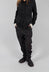 Slim Leg Trousers with Belt in Turf Black - 1070101
